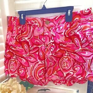 LILLY PULITZER BUTTER CUP PINK SHORTS SIZE 0 (WAIST 30") 1274